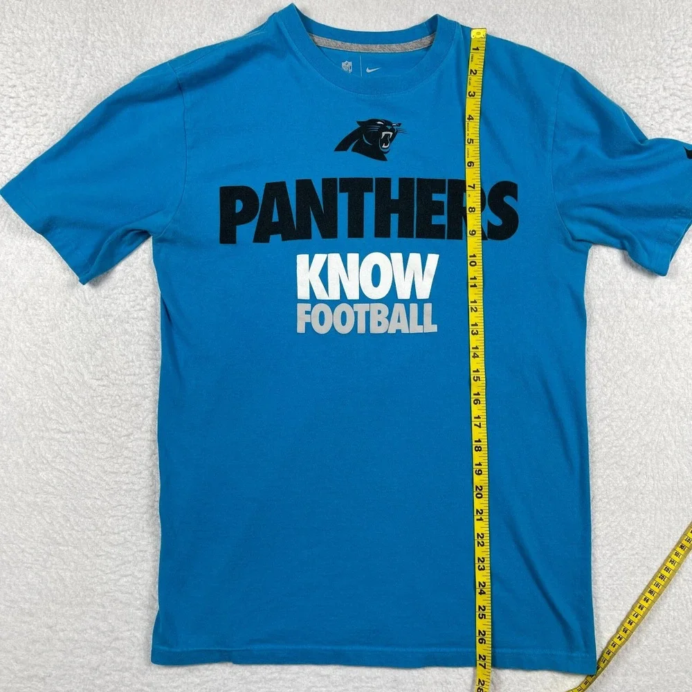 Carolina Panthers Shirt Mens Medium Nike‎ NFL Team Football Tee Tailgate Travel
